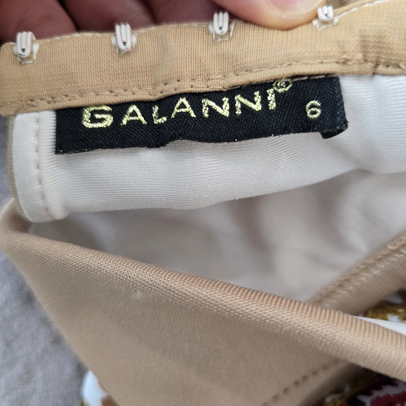 Galanni Avarti Dress Nude Color Size AUS 6 / US 2 - Picture 11 of 12